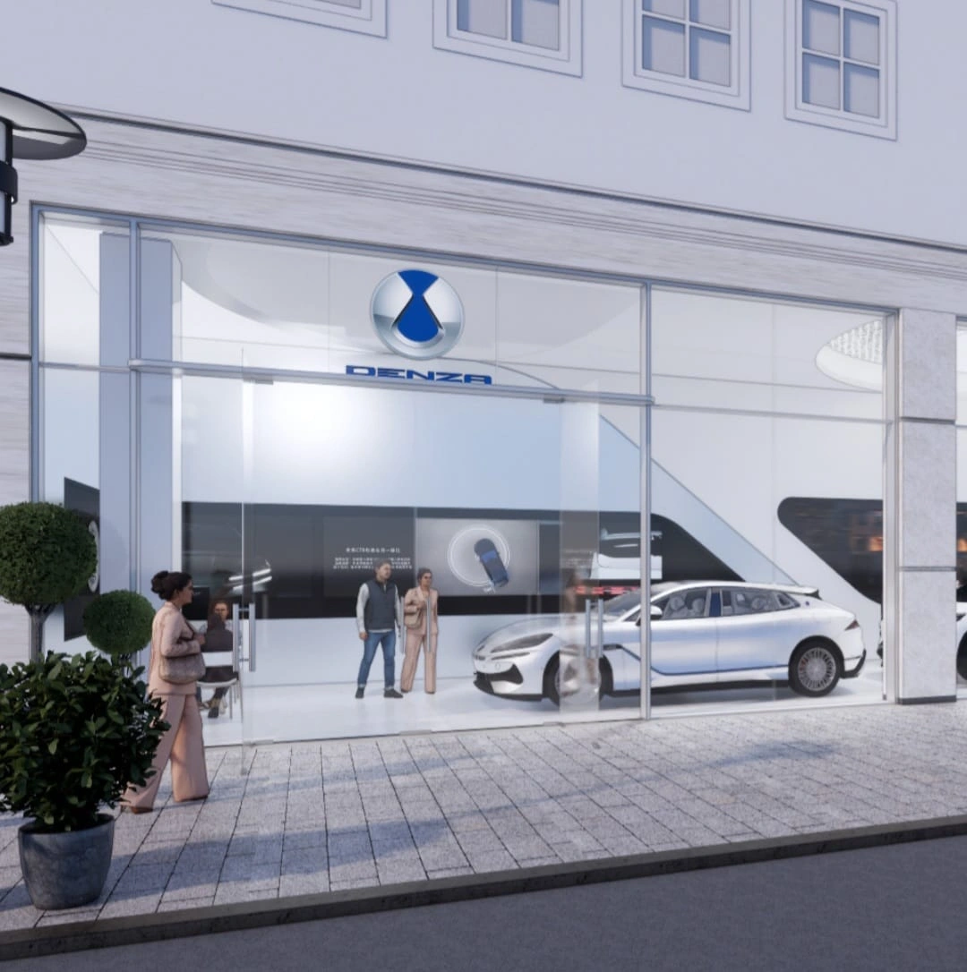 DENZA Showroom an der Königsallee in Düsseldorf